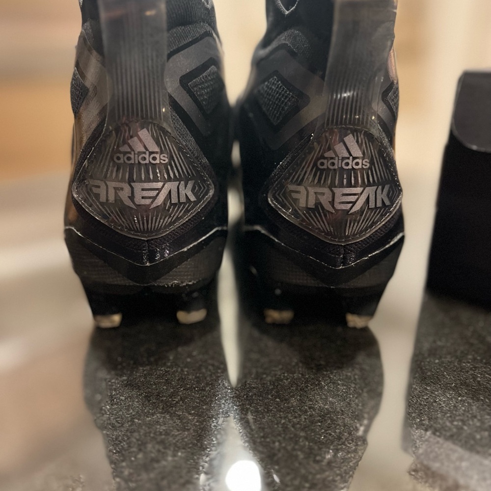 Mens Adidas Freak Ultra 22 Black Night Metallic Football Cleats 12 Box Included - Picture 8 of 11